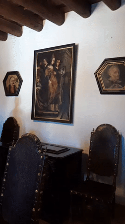 Inside and around Niedzica Castle on a summer morning