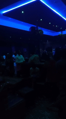 Nightclub activity captured by witnesses during early morning hours