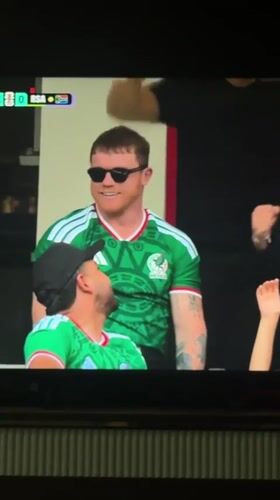 Tbilisi residents watch Mexico defeat South Africa 2-0 soccer match