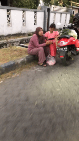 Everyday street life across four neighborhoods in East Java