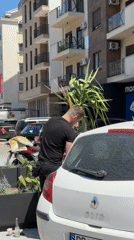 Ordinary morning life unfolds across Budva streets in 8-minute span