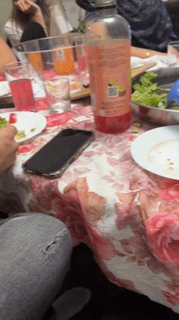 Dinner gathering documented in Topoli, Bulgaria