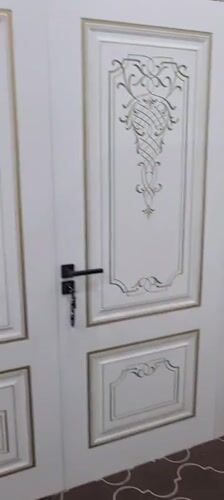 Inside a door and flooring showroom in Bokhtar, Tajikistan