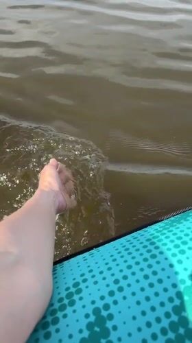 Kayaking and paddleboarding session documented at Chaikovsky beach