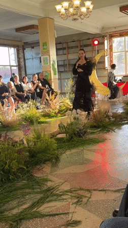 Avant-garde fashion show in an industrial Komsomolsk-on-Amur venue