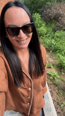 Casual outdoor moments: walking and selfie, natural setting