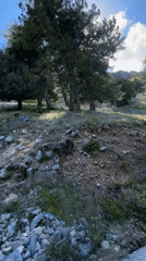 Hiker records uphill trek through rocky terrain in Seydikemer