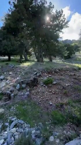 Hiker records uphill trek through rocky terrain in Seydikemer