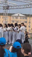 Outdoor festival and waterfront scenes in Kokshetau, Kazakhstan