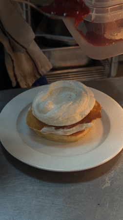 Belgrade restaurant kitchen operations documented during morning service hours