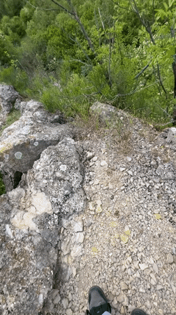 Young hikers document trail adventure in Bulgarian hills