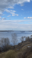 River scenes and family moments documented in Olkhovka, Russia