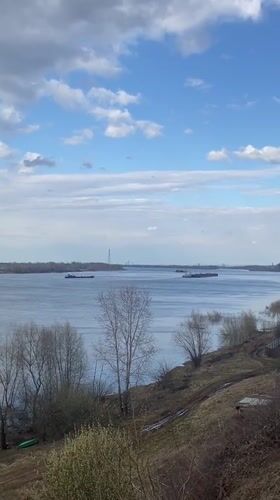 River scenes and family moments documented in Olkhovka, Russia