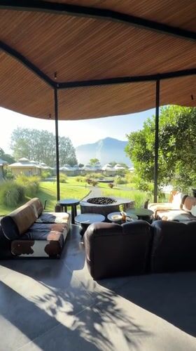 Afternoon at a scenic Kintamani resort with mountain views