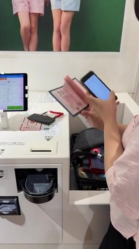 Morning retail activity documented across multiple Osaka stores