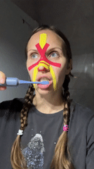 Evening skincare routine and family playtime captured in Fethiye household