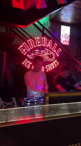 Evening nightlife activity documented across North Kuta entertainment district