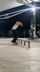 Late-night skatepark session in Phuket with tricks, a dog, and downtime