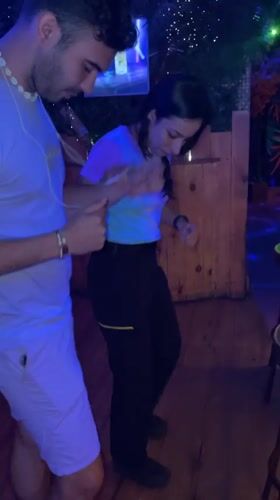 Afternoon drinks and dancing at The Moon bar, Barcelona