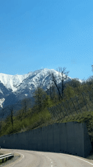 Mountain drive captured on video in Estosadok, Russia