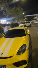Yellow Porsche spotted parked in Chongqing High-tech Zone