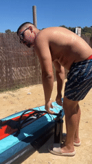 Casual beach day captured in Teulada Spain resort area
