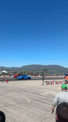 Drag race event held on airstrip in Sliven, Bulgaria