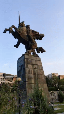 Monuments and public art around central Yerevan