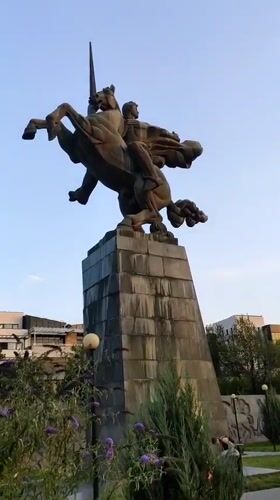 Monuments and public art around central Yerevan
