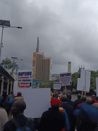 KNPSWU marches on International Justice Day, petitions Nairobi's National Assembly
