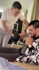 Friends gather for casual hookah evening in Plovdiv apartment