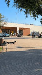 Casual park activities observed across Tel Aviv afternoon