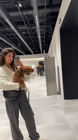 Woman shops and gets beauty treatment in Podgorica