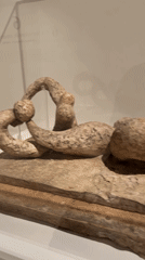 Visitors document Picasso artworks at Málaga museum