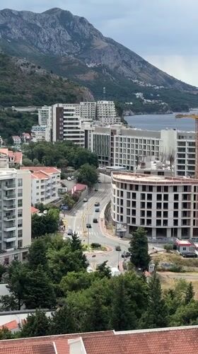 Coastal morning on the Budva Riviera, views and downtime
