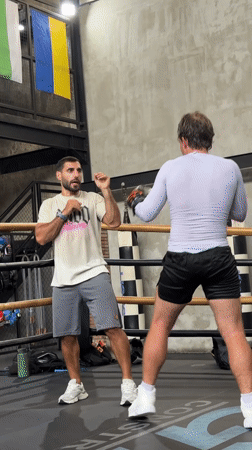 Boxing training session captured at Mengwi gym Indonesia