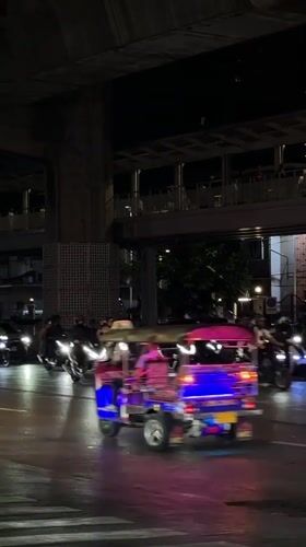 Bangkok street scenes and shopping captured during afternoon hours
