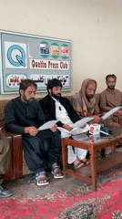 Press gathering observed at Quetta Press Club