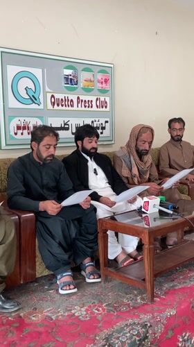 Press gathering observed at Quetta Press Club