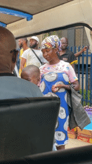 Morning scenes captured around Lagos cathedral and nearby streets