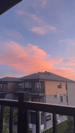 Gatineau resident documents sunset views and balcony garden moments