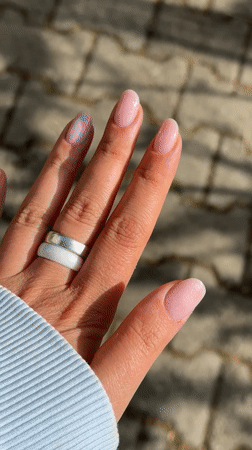 Person with manicured nails spotted outdoors in Bar, Montenegro