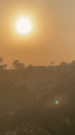 Unidentified aerial objects recorded over Achara, Nigeria