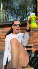 Morning fitness routine documented in Chaikovsky, Russia