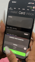 Person tests Collective Memory wallet app in Sukawati