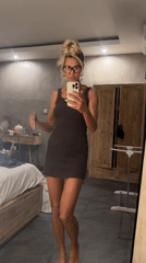 Mirror selfie in a North Kuta bedroom, June 2026