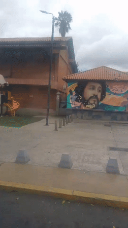 Daytime street scenes captured in Caracas public spaces