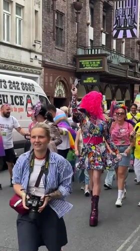 London Pride parade day, street scenes and celebration