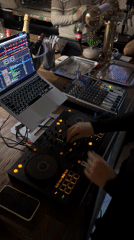 DJ performs at nightclub in Tbilisi, Georgia