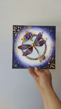 Artist displays insect-themed paintings in Skutare, Bulgaria